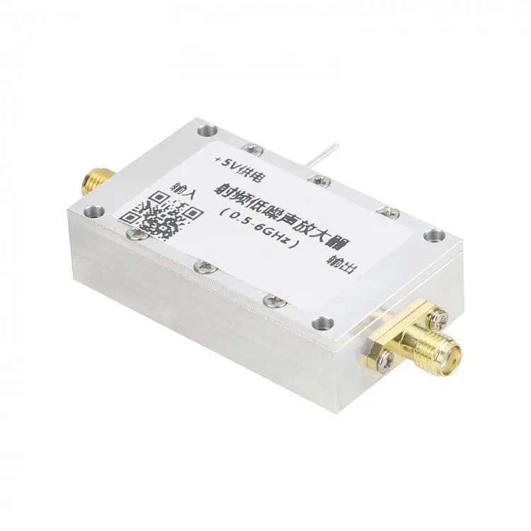 Amplificatore ricevitore amplificatore a basso rumore da 0,5-6 GHz C-Band LNA Miglioramento della sensibilità 35DB Tipico