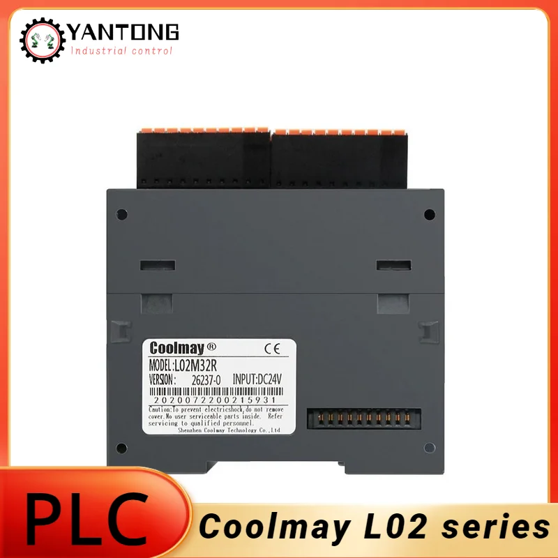 Coolmay L02 Plc Series Host Support Analog/weighing/temperature Expansion Module For Modbus Ruu Rs485 Can Interface Replace Fx3u