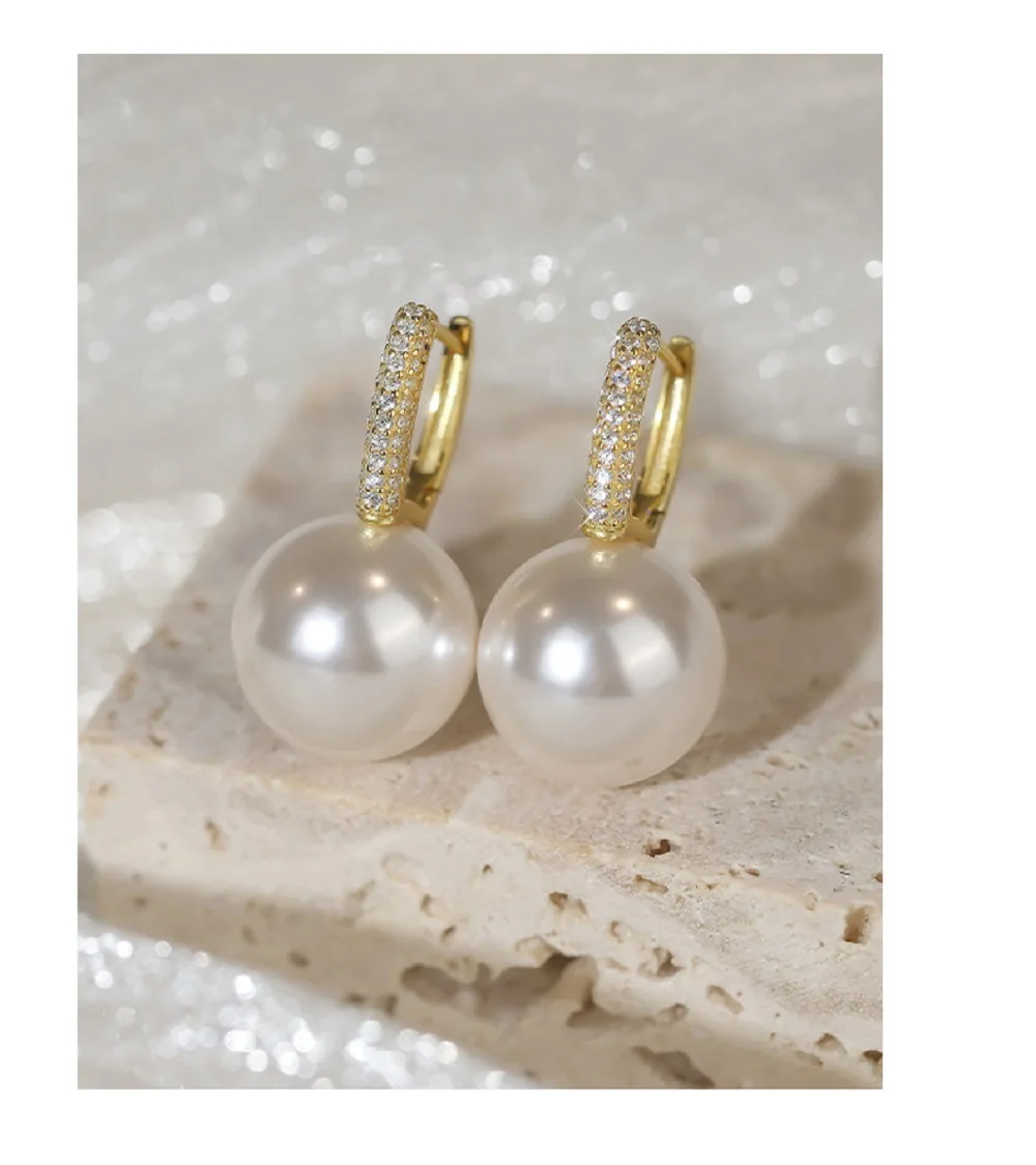 Ultra Large Particle Pearls AAAA 10-11mm 11-12mm 12-13mm 13-14mm Japan Akoya Round Pearl Earrings Ring Pendant Set 925s