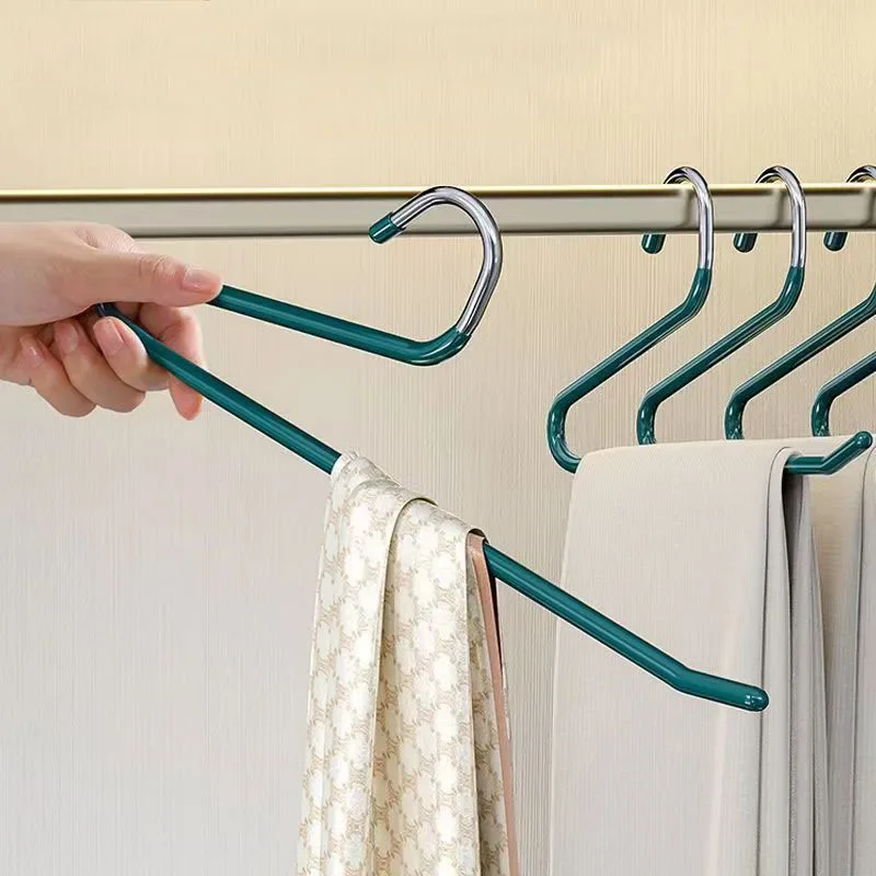 25/35cm Stainless Steel Pants Hanger Closet Organizer Clothes Adults children Trouser Hanger Storage Wardrobe Space Saving