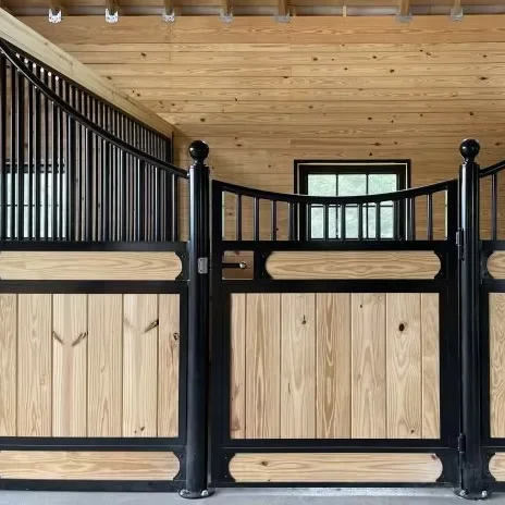 Portable horse stables with roof Outdoor Horse Stable Barn Horse Door Panels Equestrian Club  Fence Construction Panels