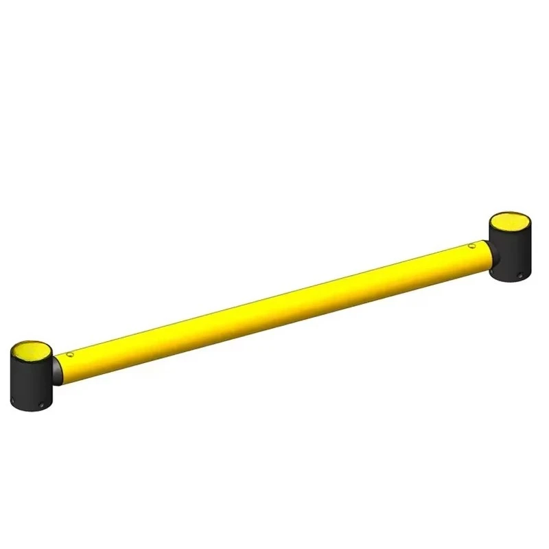 Single Traffic Guardrail Ground with Flexible One Rail Barriers Made of Durable Plastic