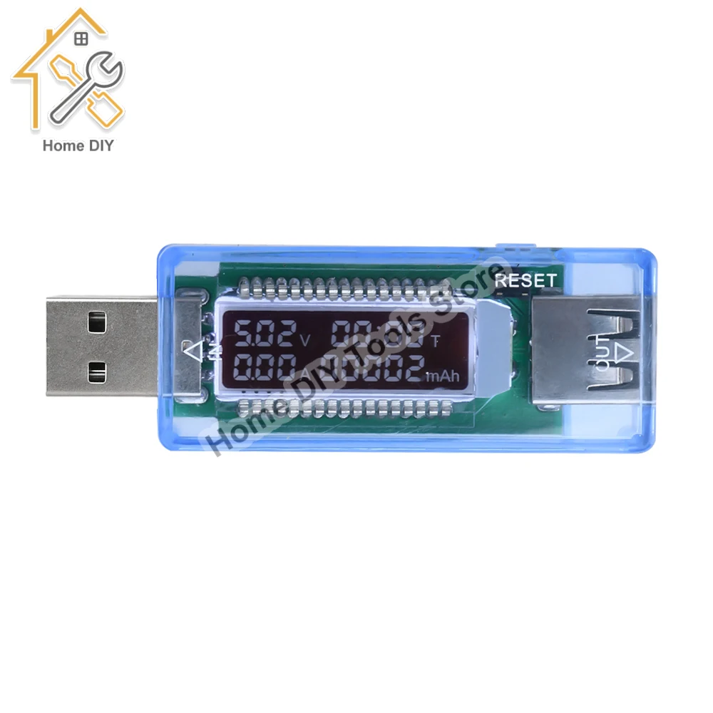 USB Current Voltage Capacity Tester Volt Current Voltage Detect Charger Capacity Tester Meter Mobile Power Detector Battery Test