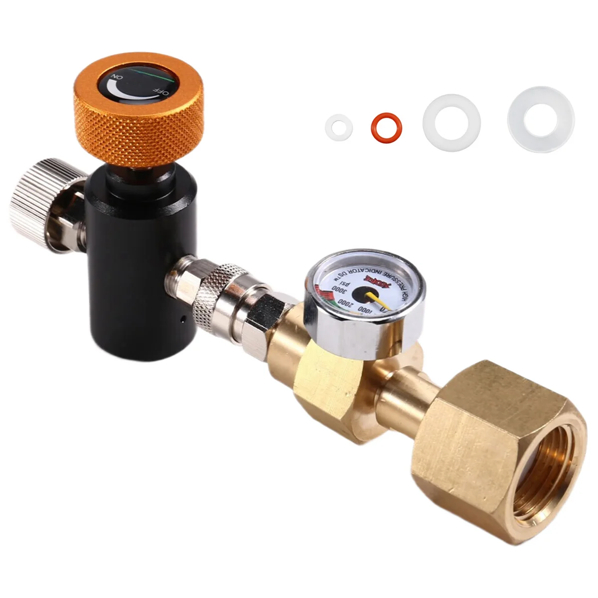 AA98 For Carbonator Cylinder Inflation Joint Inflation Valve Supplement Station Adapter,Adapter Inflation Valve A