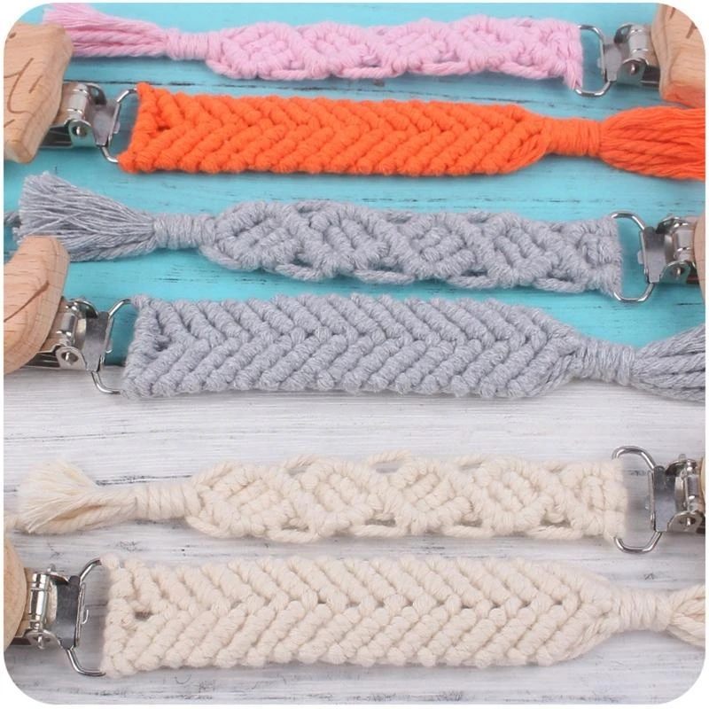 

J15U деревянные зажимы для соски, мультяшный успокаивающий держатель, цепочки для пустышек для новорожденных, цепочка для зубов,