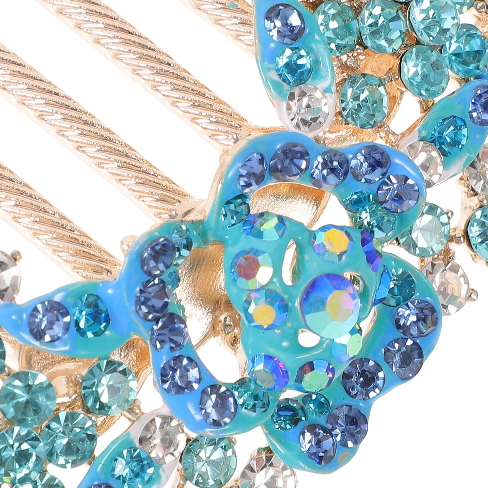 

Заколка для волос со стразами и цветами, свадебные заколки для подружек невесты, женские расчески на затылке