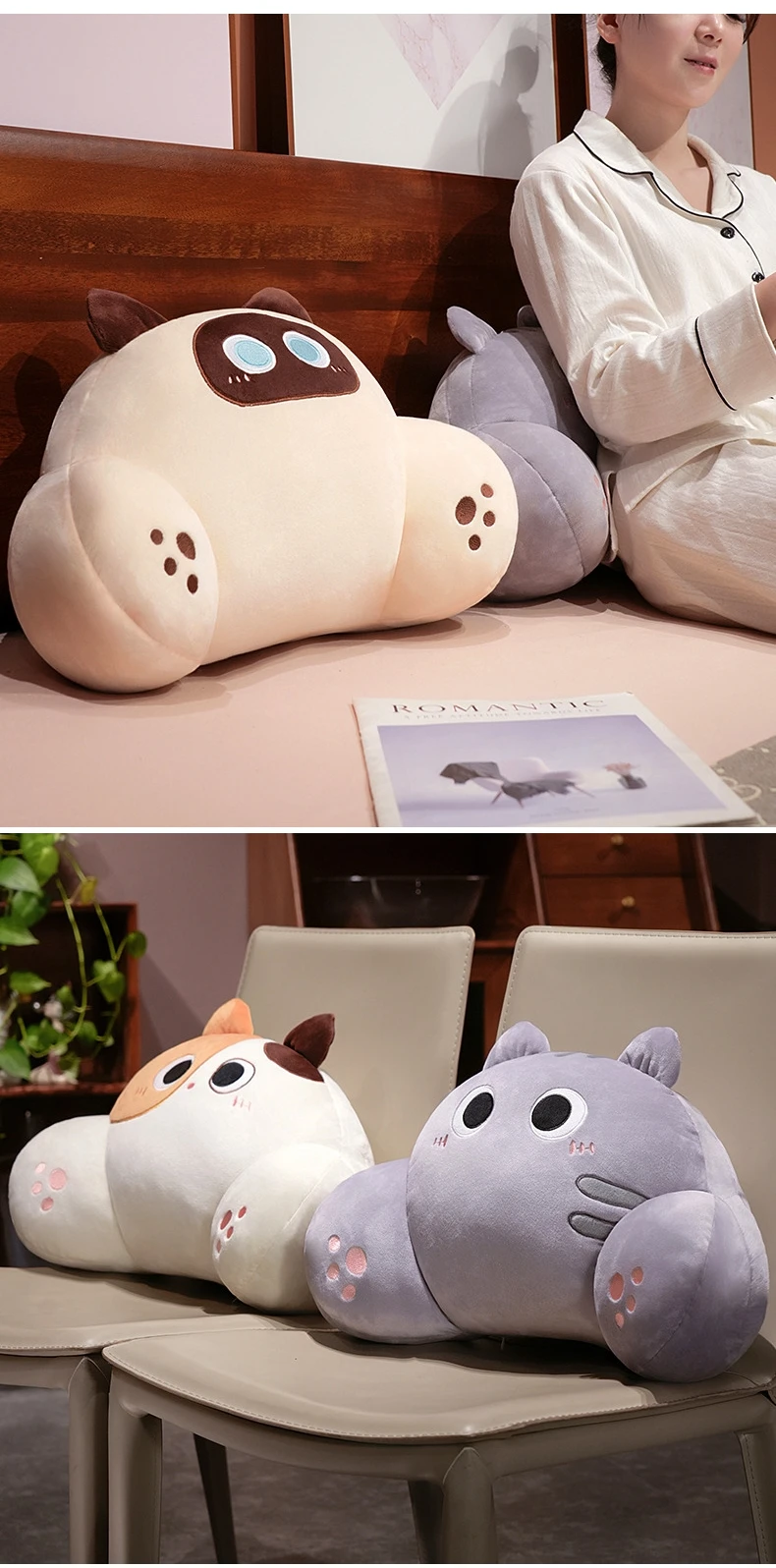 Kawaii Cuddly Cats Sofa Seat Cushion - Limited Edition