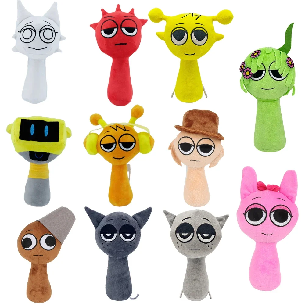 Sprunki Toys Sprunki Plush Toys Sprunki Dolls Singers Oren Wenda Incredibox Sprunki Peluches Plushie Garden Of Banban Brushista