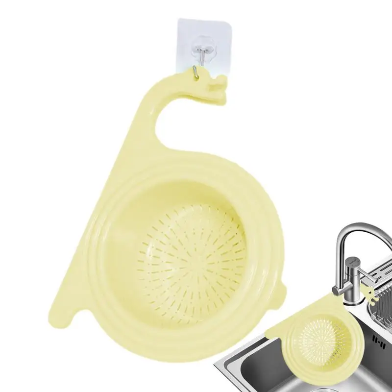 Fruit And Vegetable Basket Shelf Strainer Sink Kitchen Leftover Sink Multifunctional Drain Basket