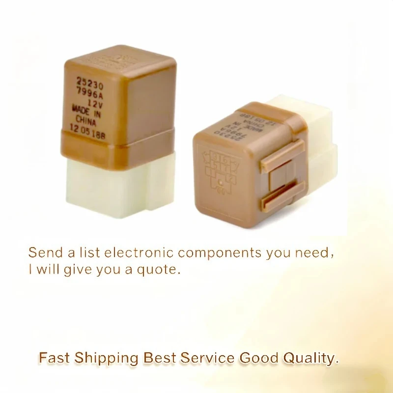 2PCS 5PCS/Lot Original 25230-2DROC 252307996A 12V 6PIN For Nissan QAZai electronic fan headlight 6-pin relay