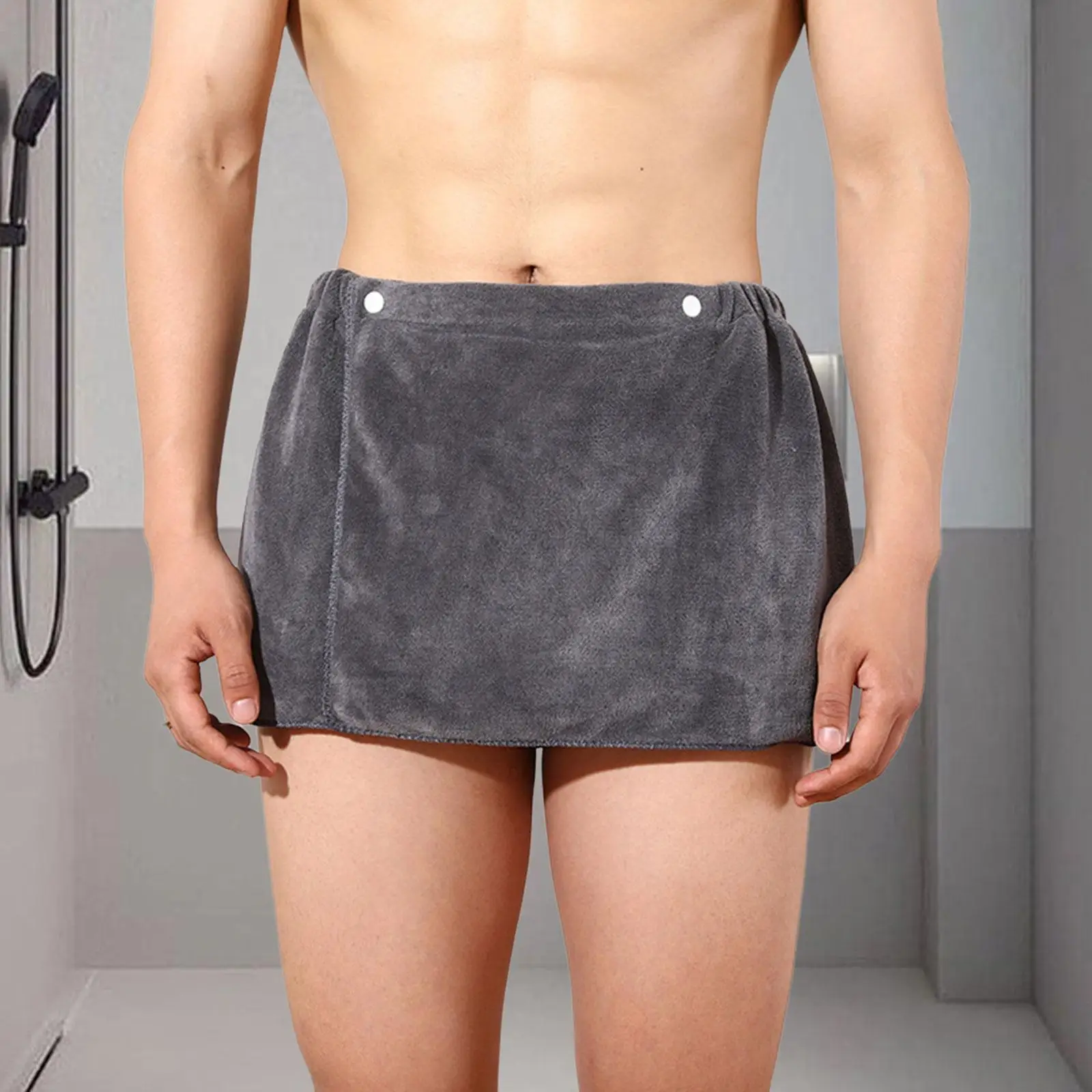 Microfiber Bathroom Bath Towel for Men Soft Water Absorbent Quick Drying Wearable Wrap for Spa Hotel Gym Shower