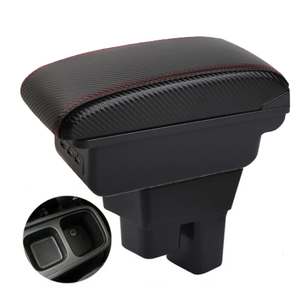 Car Fit Jazz GE Armsteunbox middenconsole opbergkoffer bestuurder elleboogsteun