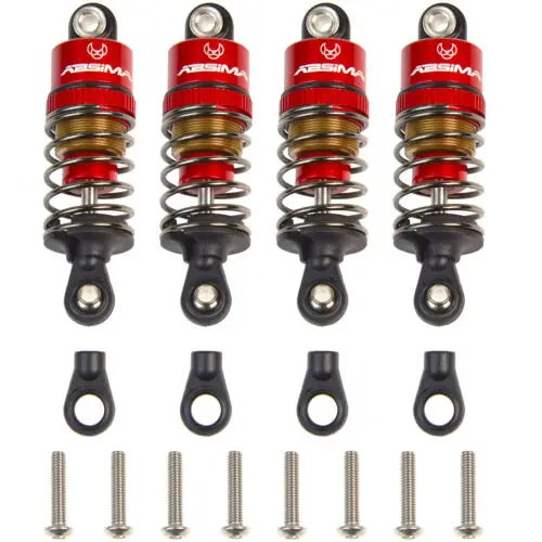 Aluminum Shock Absorbers Oil Dampers for 1/10 Tamiya TT-01, TT-02, M-03, M-04, M-05, M-06 RC Drift Cars and Touring Car Upgrade