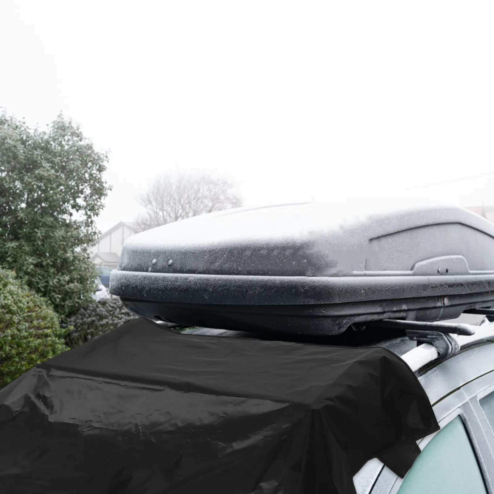 

Heavy Duty Waterproof Rear Windshield Cover for Cars Suvs Winter Snow Ice Hail Frost Protector 190D Oxford Fabric Instant