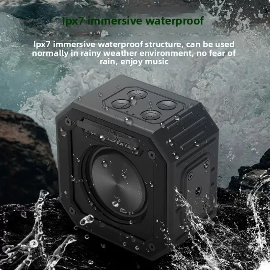 Portable Bluetooth Speaker Outdoor Wireless Subwoofer Boombox Bass Stereo Sound