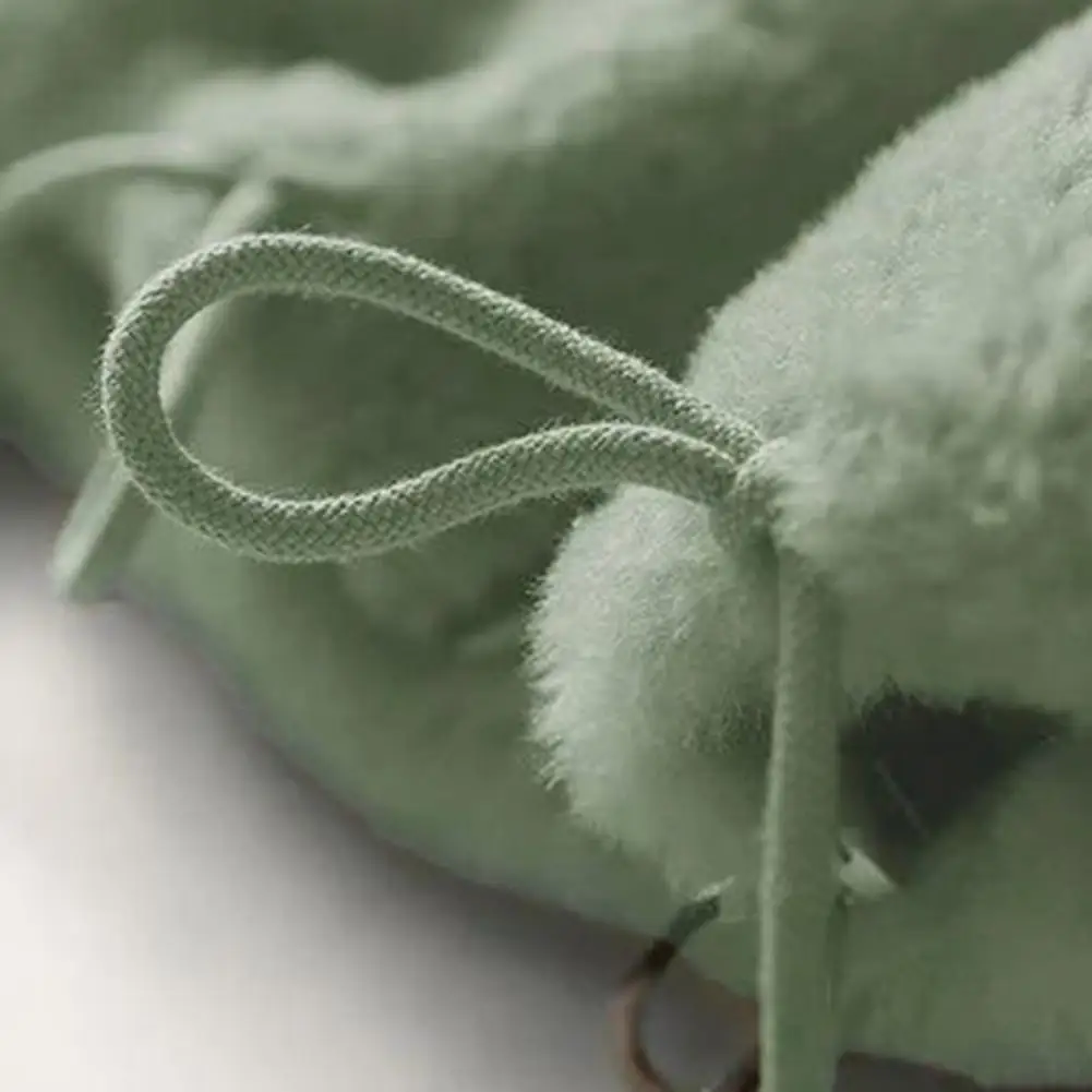 سترة نسائية من الصوف الغامض مع معطف جيوب بياقة واقفة لخريف وشتاء الدفء للطقس #3