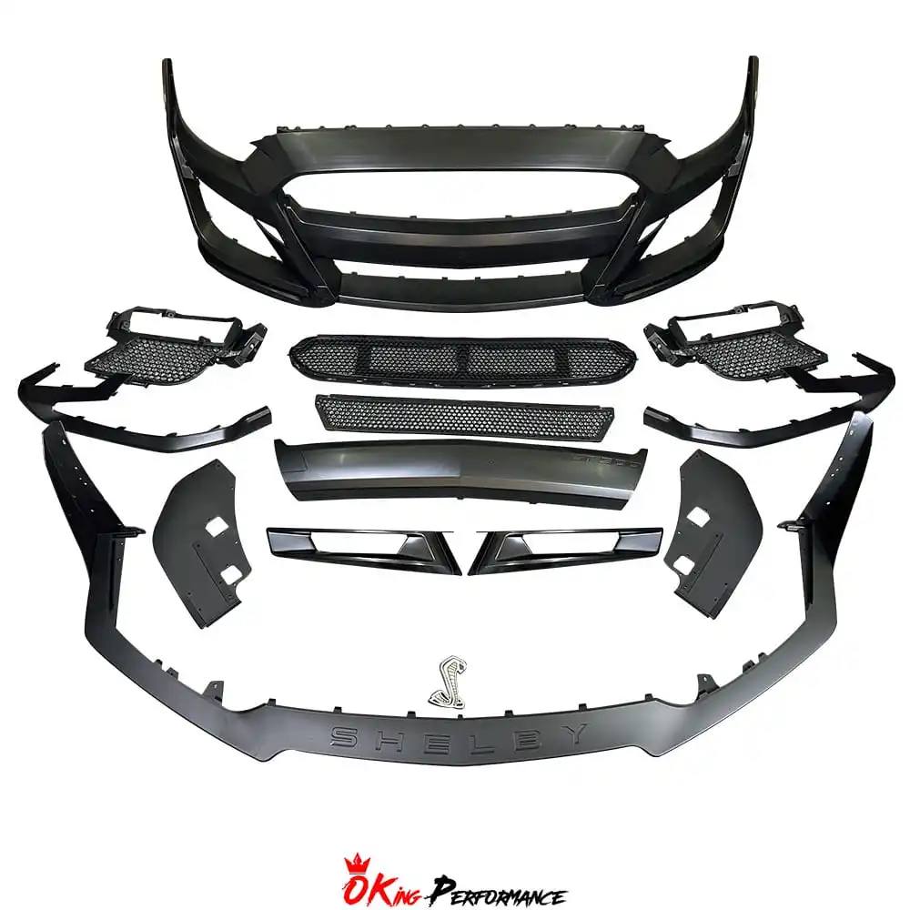 

Hot Sale 500 Style PP Car Accessories For Ford Mustang Front Bumper Lips Body Kit