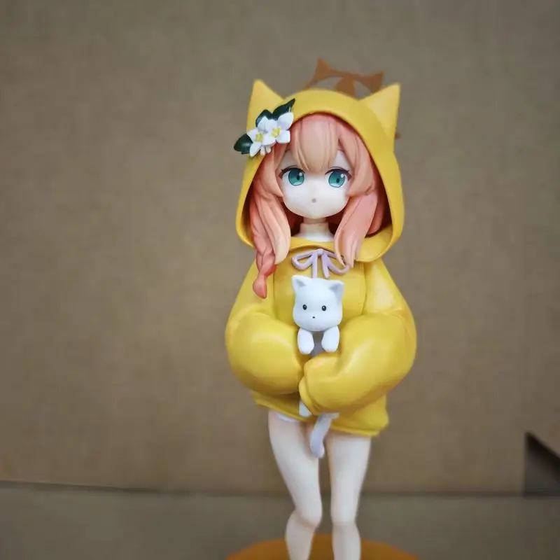 جديد الأزرق الأرشيف إيروها ماري الشكل القط الأذن هوديي أنيمي فتاة البلاستيكية نموذج سطح المكتب الديكور تحصيل لعبة لطيفة المشجعين هدية 19 سنتيمتر #3