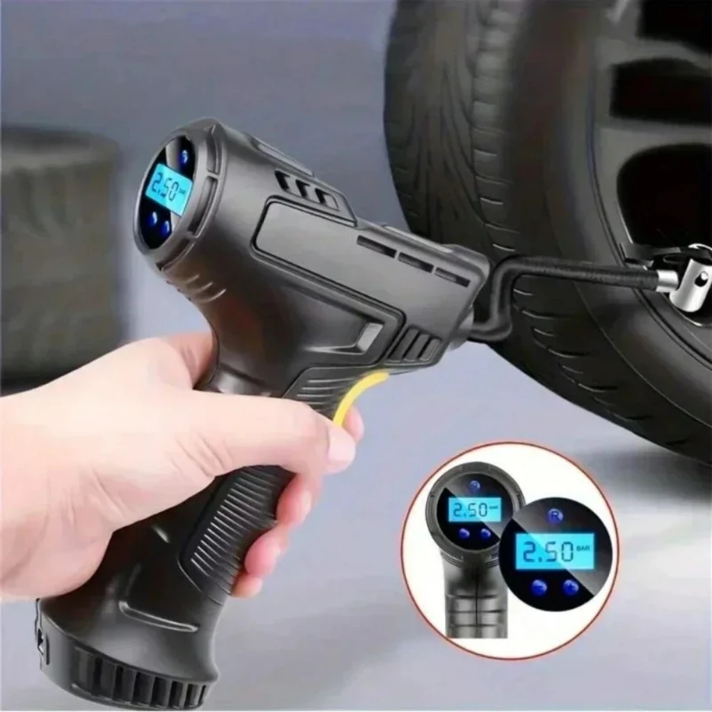 

Air Compressor Inflatable Pump Portable Air Pump Car Tire Inflator Digital for Car Bicycle Balls