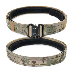 Multi-functional Tactical Waist Seal MOLLE Double Belt Quick-release Fastener