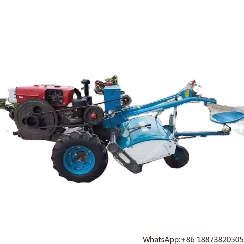 

hand held 2 wheel motocultor 15 18hp for farm with tiller and disc plough