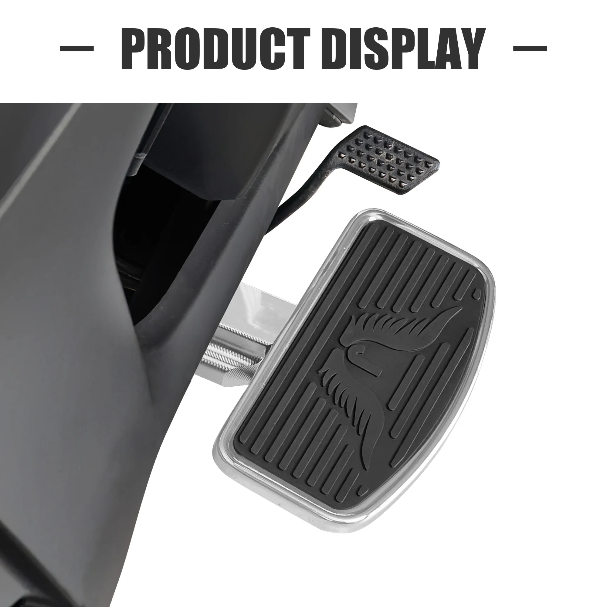 

Chrome Driver Wide Floorboard Rider High Quality Foot Pegs for Can-Am Ryker 600 900 Rally Edition (2019-2025), Sport (2022-2025)