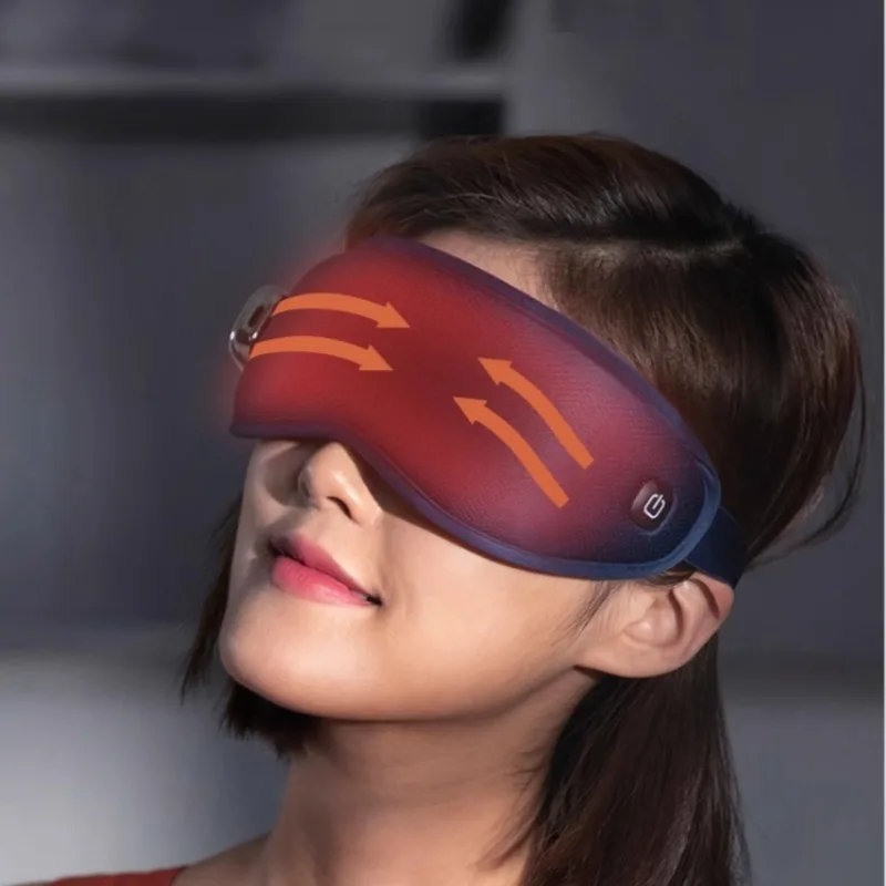 Relieve Fatigue Eye Massager Airbag Pressure Massage Eye Masks Decompression Steam Hot Compress Sleep Aid Device Rechargeable