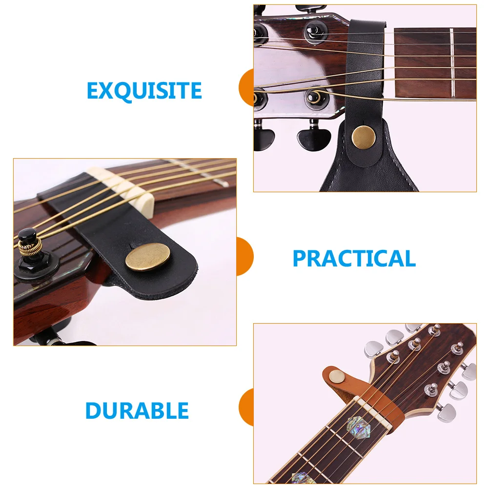 

2pcs Durable Premium Wear-Resistant Material Long-Lasting Use Headstock Fixing Neck Practical Button Accessories Folk Neck Strap