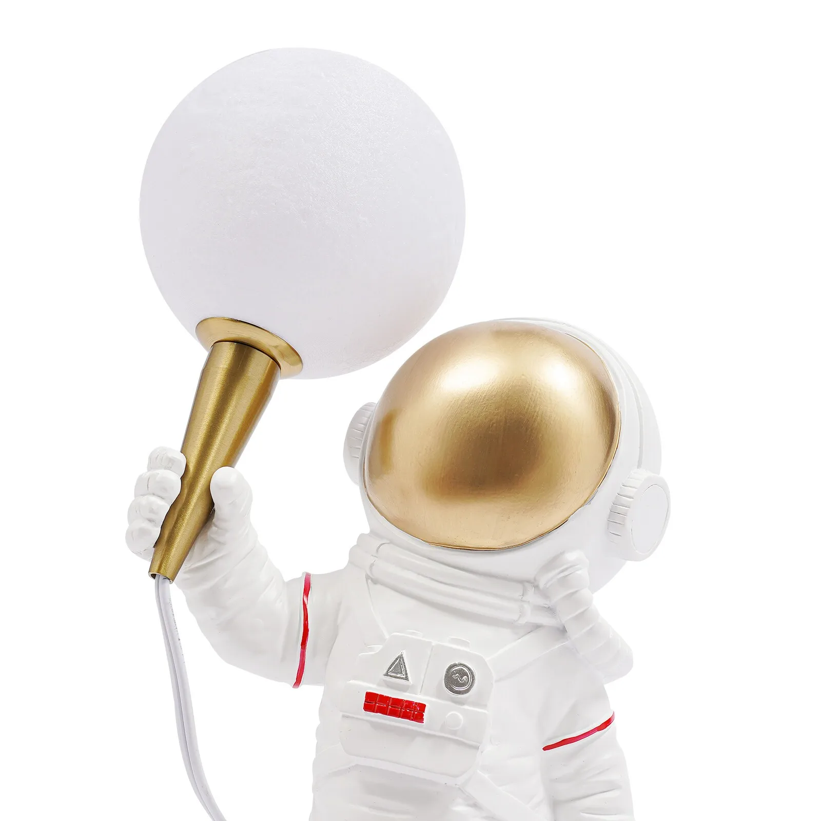 Lampu Meja Astronot 16 Inci Lampu Malam Modern Berbentuk Astronot Lampu Meja Lampu Samping Tempat Tidur