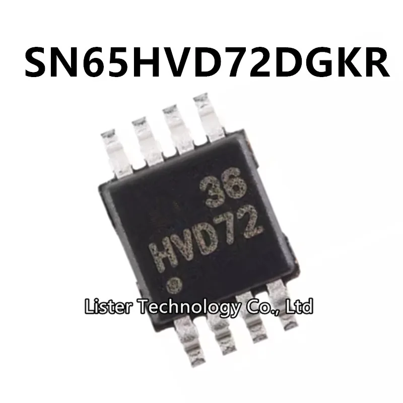 5~50PCS/Lot New SN65HVD72DGKR VSSOP-8 Marking:HVD72 SN65HVD72 SN65HVD72DG SN65HVD72DGK 65HVD72 SN65HVD72 SSOP8 SMD