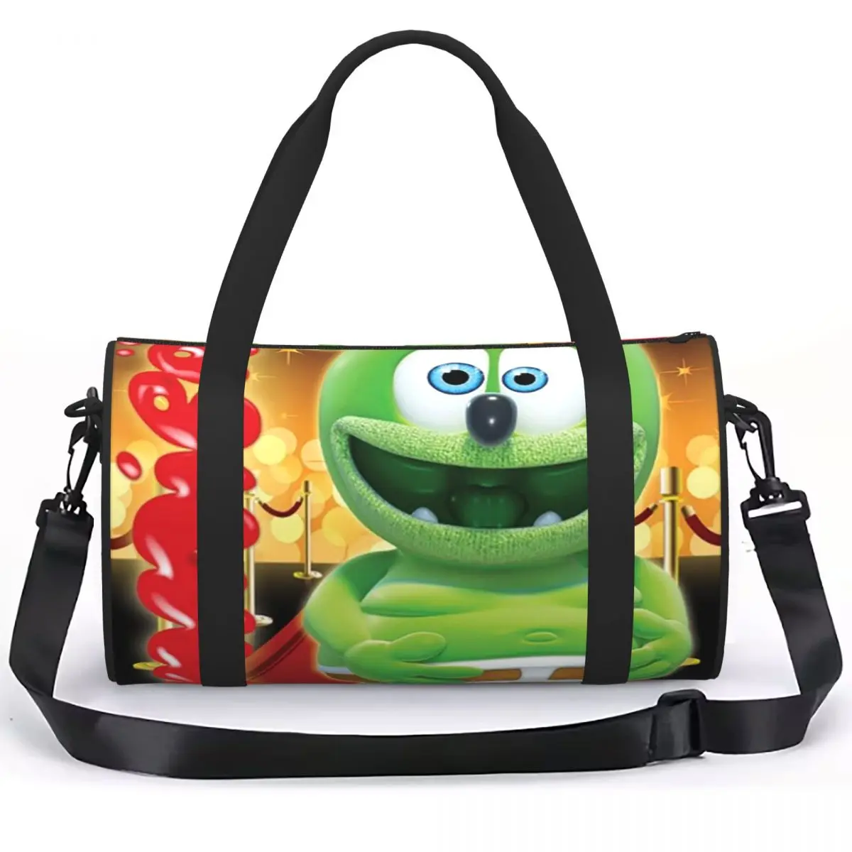 Gummibar (the Gummy Bear) Redcarpet Luggage Bag Multi-Functional Duffle Tote Bag Handbags Gym Bags Fitness Bag for Boys Girls