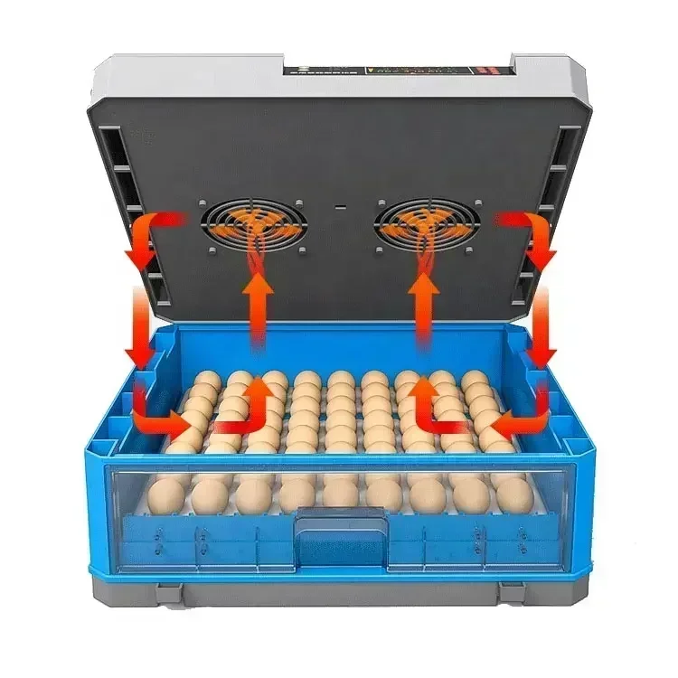 256 Capacity Egg Incubator Fully Automatic Dual Power Hatching Machine Chick Roller