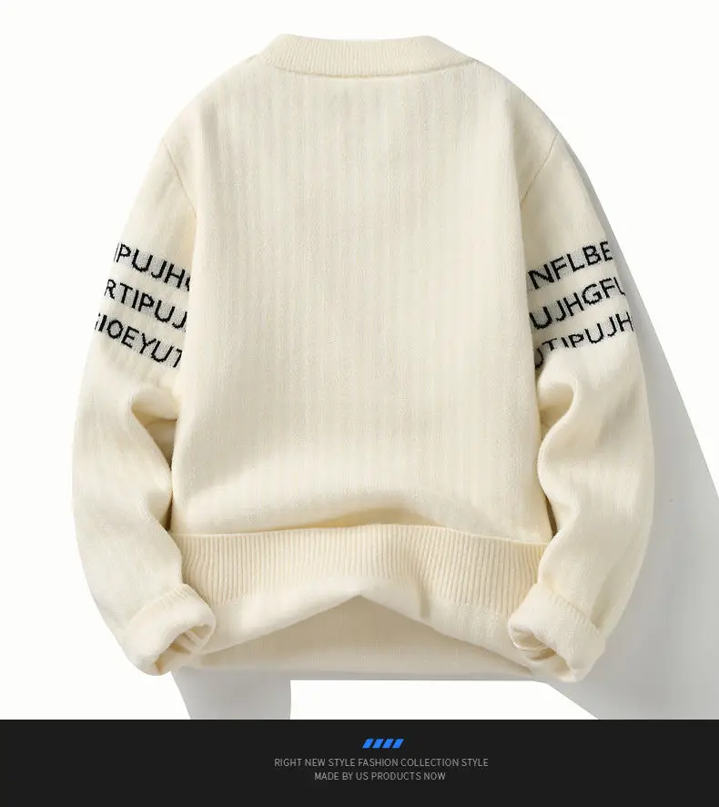 Casual Pullovers Male Sweater For Men Men's Clothing Spring Men's Sweat-shirt Streetwear Knit Autumn Fashion Hombre Warm Solid