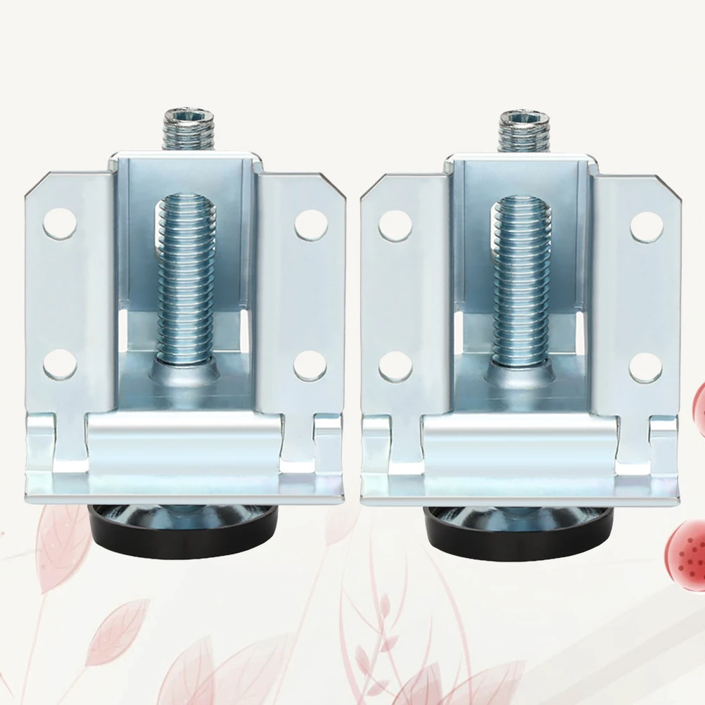 

2pcs Adjustable Cabinet Feet Leveler Steel niture Leg Leveling Feet Wardrobe Floor Protector Corner Brackets Home Accessories