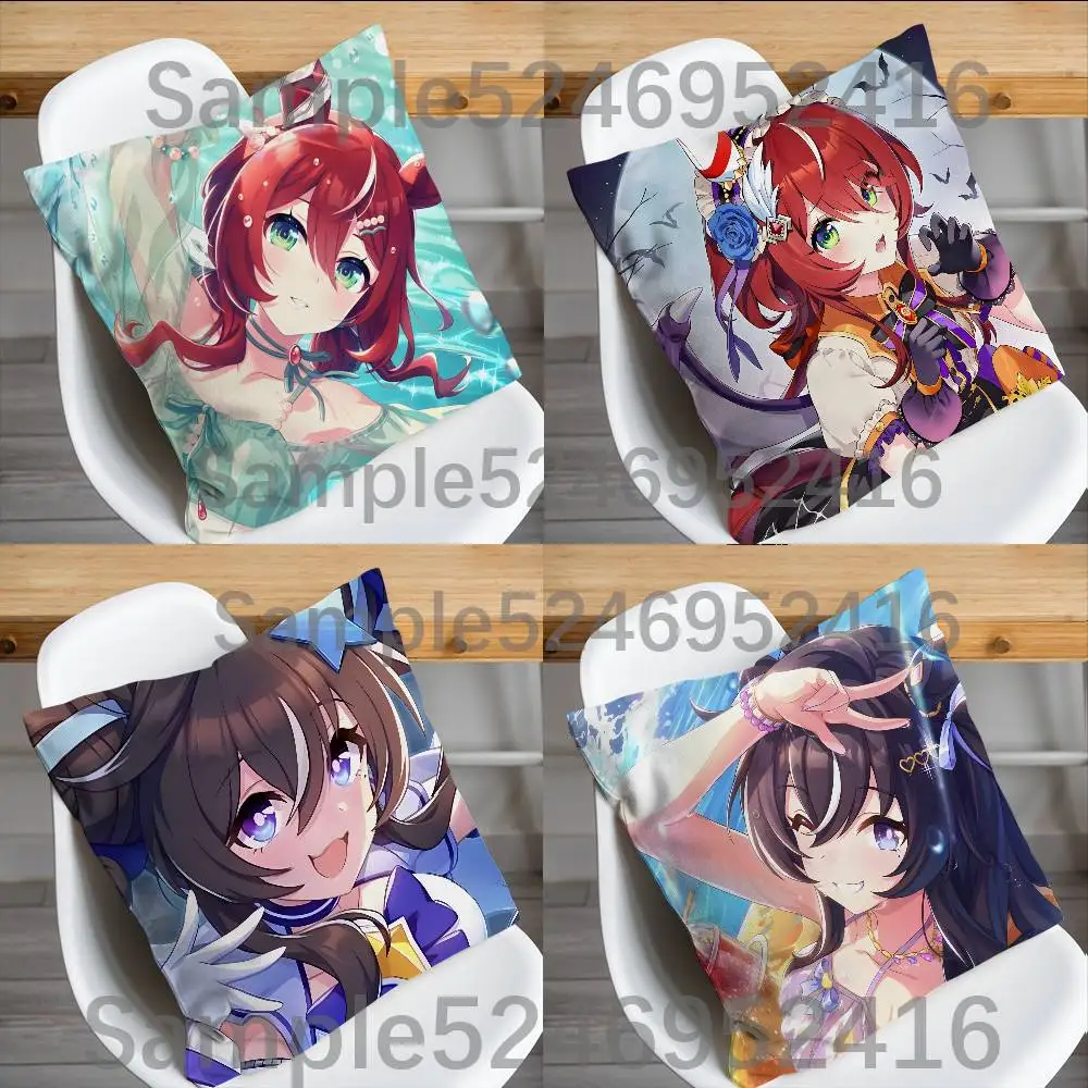 U-Umamusume Pretty Derby Pillow Case Cover Square Sofa With For Pattern Comfortable Cushion suitable Of Room
