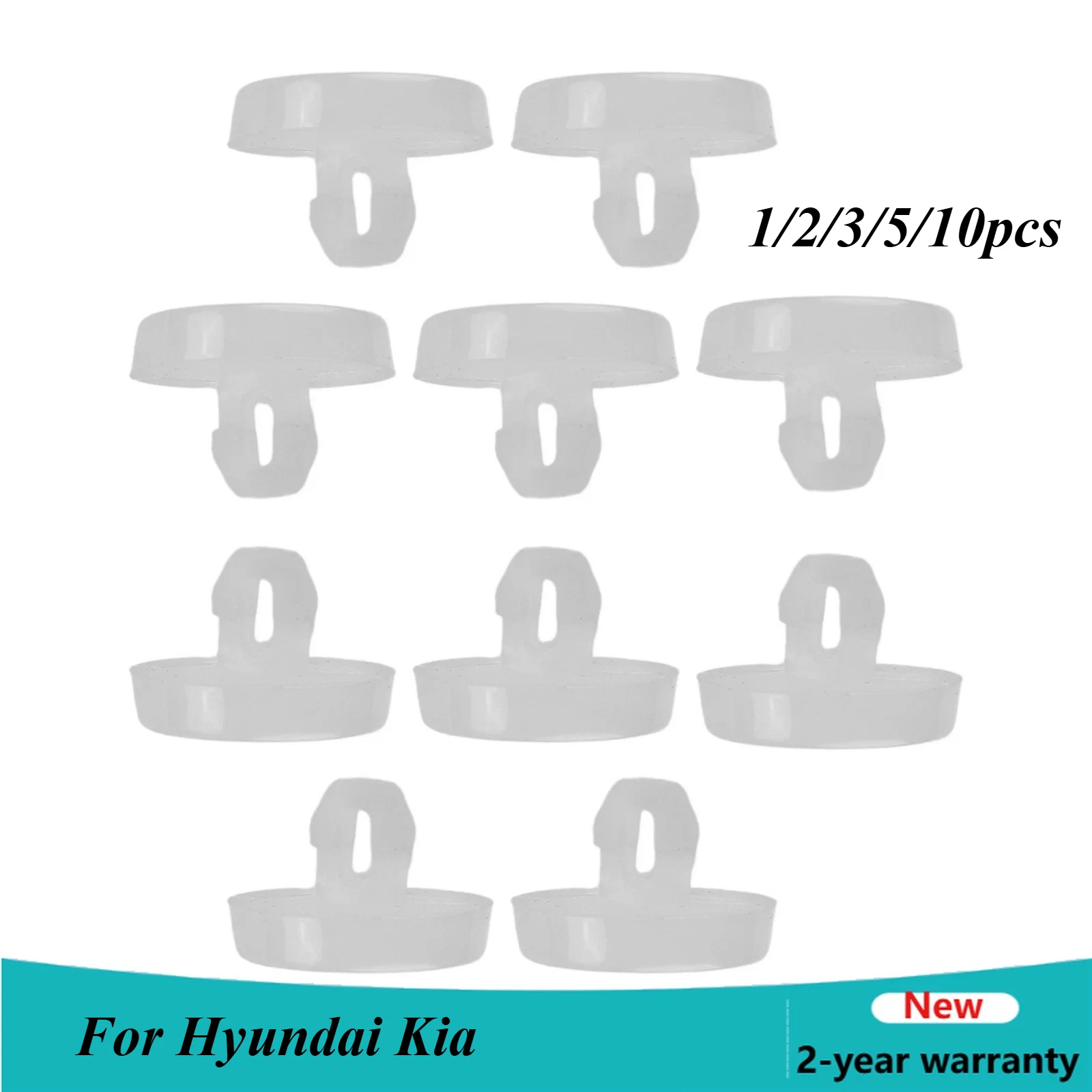 For Hyundai Kia 1/2/3/5Pcs Brake Pedal Stopper Brake Light Switch Dampers Buffer Rubber Pad Cover 3287636000 3287625000 New