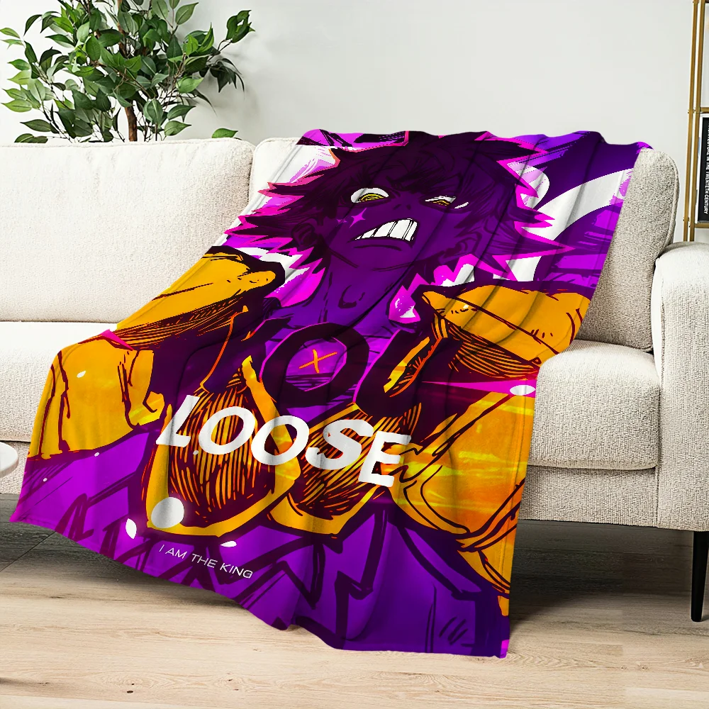 Manga Hot Cool Anime G-Gachiakuta Home Flannel Warm Comfort Soft Plush Blanket For Sofa Living Room Office Bedroom Travel Gift