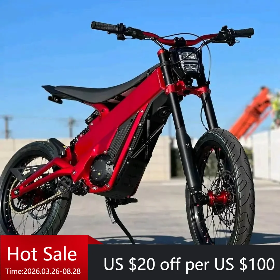 Tc Talaria Xxx Off-Road Bike XXX Pro Electric Bike, Electric Road Bike 17-Inch Explosion-Proof Tires Mid-Drive Electric Bike