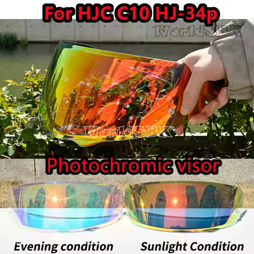 Visor Lens for HJC HJ-34 PMotorcycle Helmet for C10 Replace Anti-UV Anti-Scratch Dustproof Wind Shield Motorcycle Accessories - Image 8