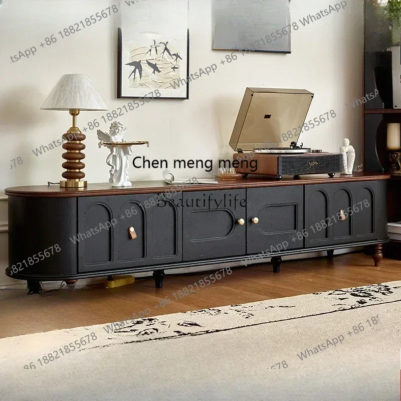 

New Arrivals New styleNN NNFrench American retro style solid wood TV cabinet cream style small apartment living room antique flo