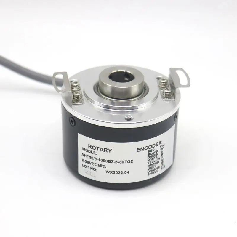 Huaersheng AHT50 Hollow Shaft Photoelectric Rotary Encoder 8-1000BZ-5-30TG2 Optional