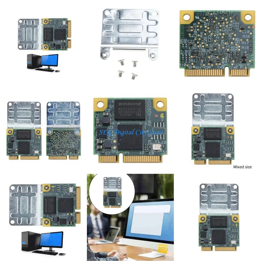 

U75B BCM970015 BCM70015 HD-Crystal Hardware Video Mini PCI-E AW-VD920H WIFI