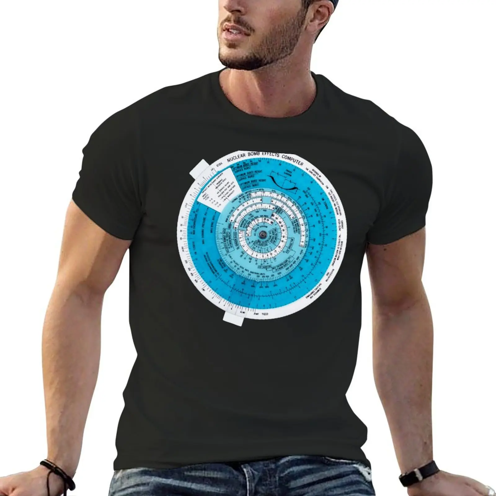 Nuclear Bomb Effects Computer (analogue) T-Shirt oversized essential t shirt summer top mens graphic t-shirts hip hop