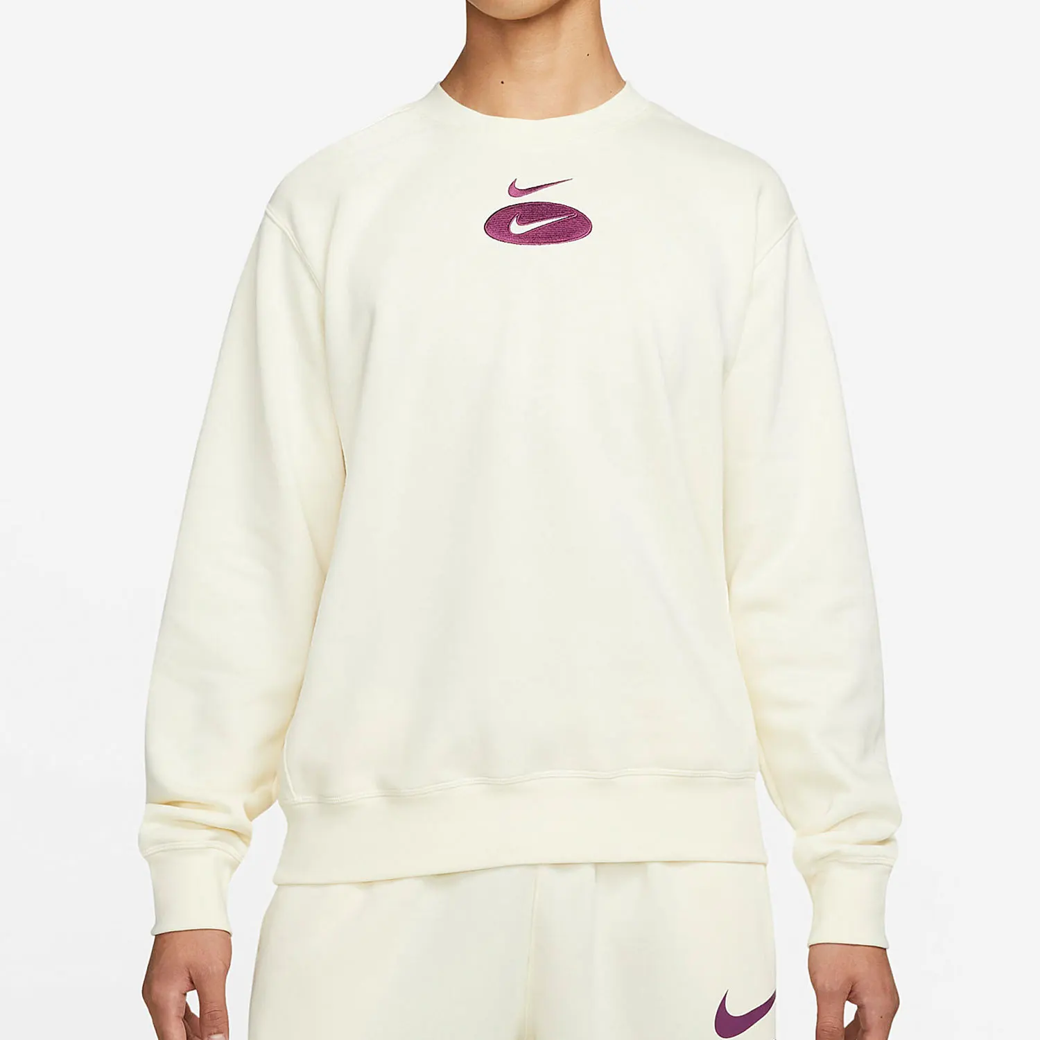 Nike Authentic Season's New Men's Round Neck Velvet Sports Hoodie DM5461-113
