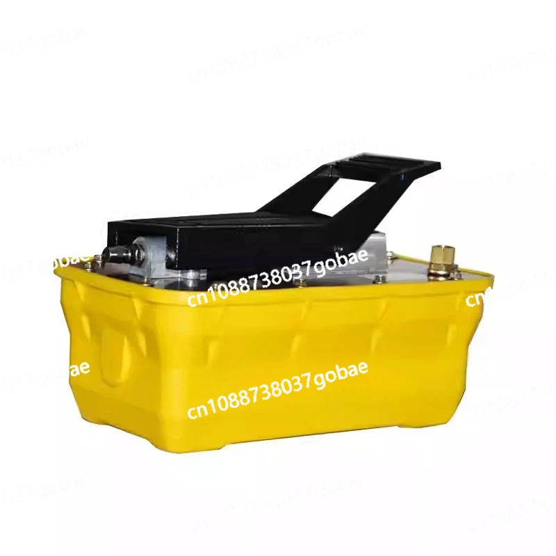 Bomba hidráulica neumática Bomba hidráulica de pie Unidad de potencia de bomba manual 70 trillones Pa 2,3 L 0,75-0 L/min
