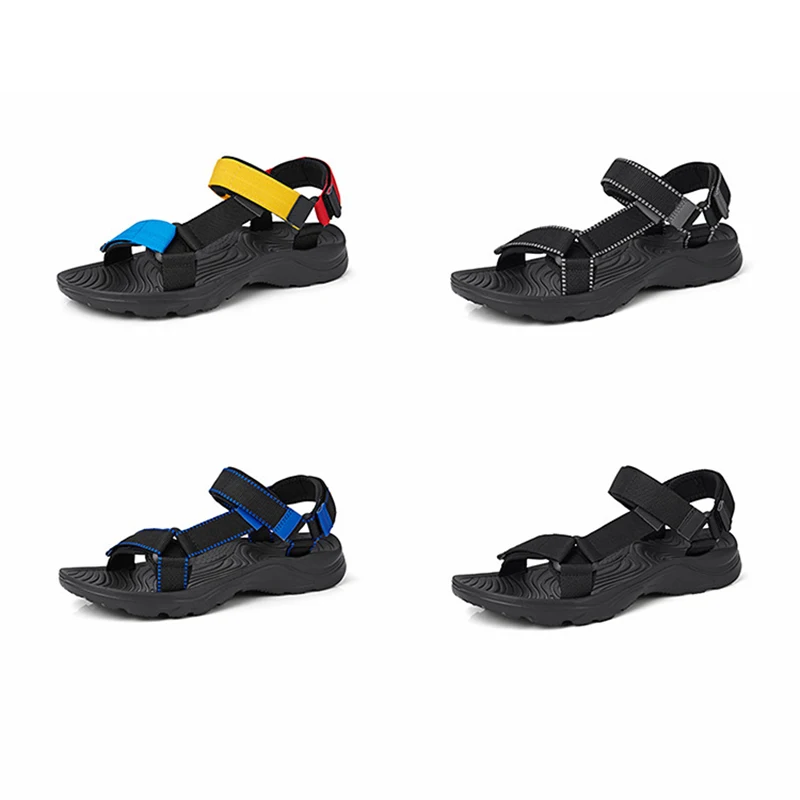 Sandals for Men Wear-Resistant Non-slip Fashion Breathable Trendy All-match Comfortable Outdoor Platform Shoes Summer