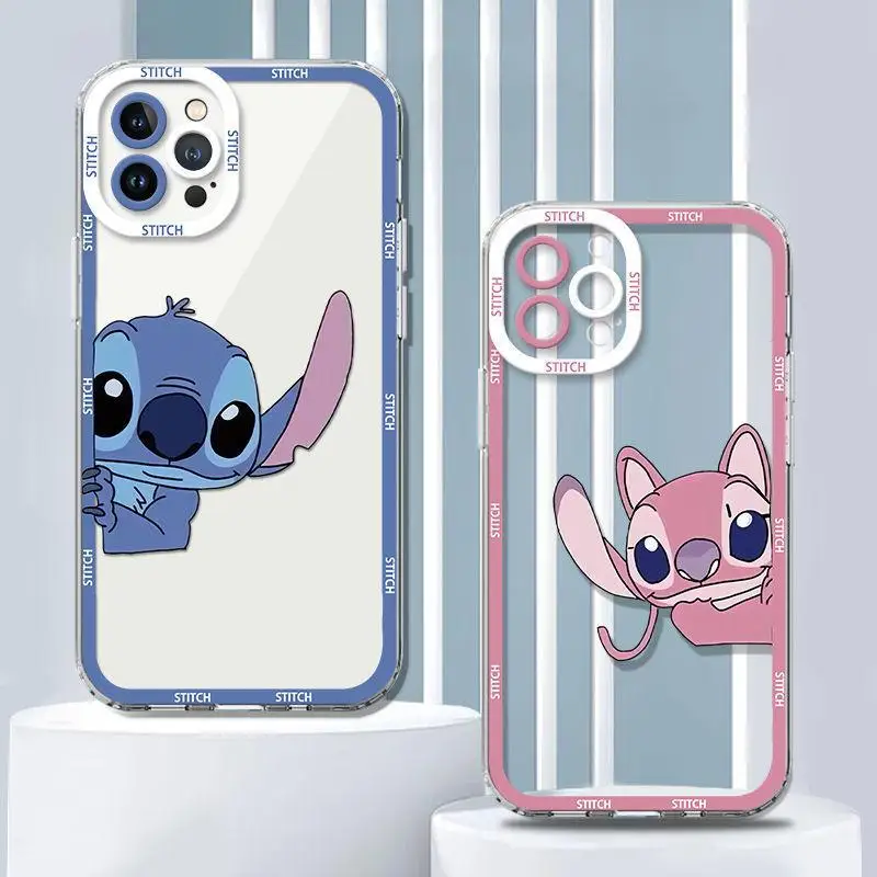 Cute Happy Angry Stitch Case for OPPO Reno 10 5G 6 8 11 12 Pro 11F 12F Reno 5 6 Lite 7 4G 8T 7Z 8Z 6Z A58 A78 A79 A98 5G Cover