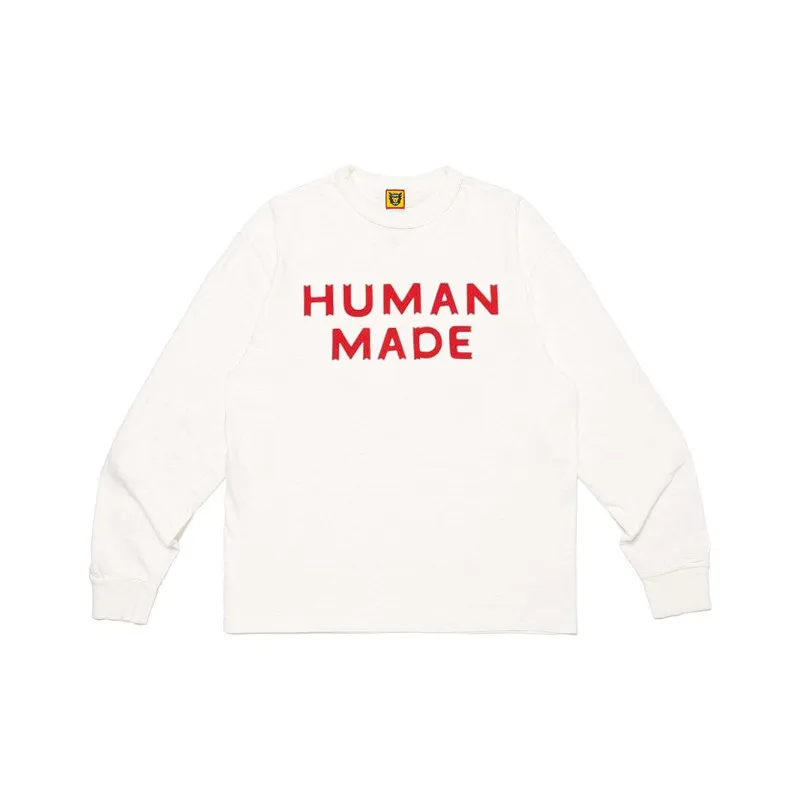 2026 Human Made L/S Tee Relaxed Fit Couple Matching Casual Streetwear Top