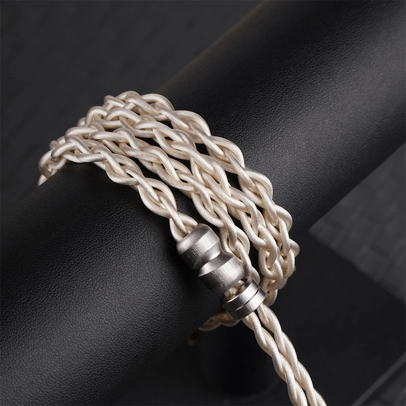 NiceHCK LightLove 7N Silver Plated High Conductivity Copper+Alloy Copper HIFI Audio Cable 3.5/2.5/4.4 MMCX/2Pin for SSR EA500