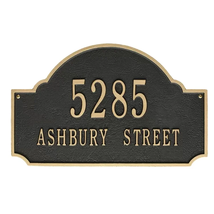 

Custom American Metal Aluminum Reflection Outdoor Street Address Sign Traffic Safety Sign Board with Directional Arrow